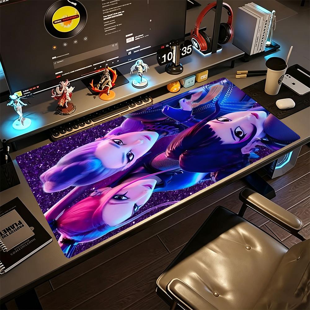 Kpop Journey Large Mouse Pad Gaming Laptop Mouse Pad Study Desk Mat Non-Slip Rubber Base Office and Gaming Desk Decoration