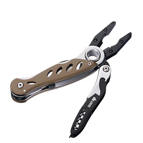 LOGOS PRO Multi-Tool 15 (84330311), Silber, Ideal für Katastrophenvorsorge und Camping, 15 Arten, Edelstahl