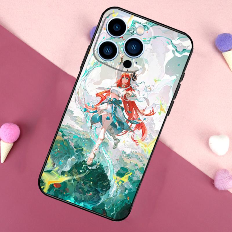Genshin Impact Nilou Phone Case For iPhone 17 Pro Max 17 Air 16E 13 12 Mini 14 15 Plus 11 16 Pro Max Back Cover