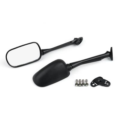 Paar Schwarze Motorrad Rückspiegel Seitenspiegel für Honda CBR250 11-12 CB1300S 03-12