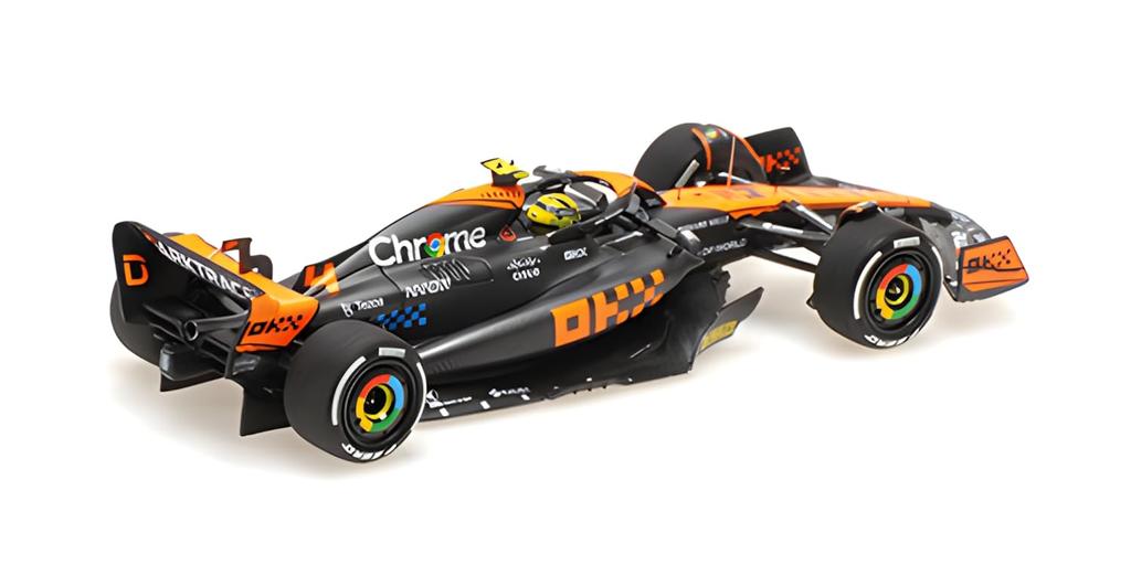Minichamps Scale McLaren F1 Team MCL60 2023 F1 Japanese Grand Prix 2nd Place Norris 1/43 #4 L. [Resin]