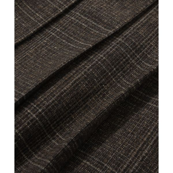 Covernat Plaid Low Waist Pleated Mini Skirt Women skirts Brown CO2403SR71BR