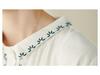2025 Retro Art Women's Embroidered Lapel Shirt - Comfortable Spring Top