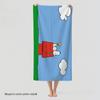 Snoopy Quick-Dry Thick Swimming and Beach Towel - Soft, Absorbent, and Perfect for Sports or Fitness