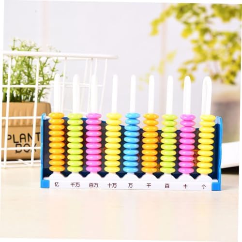 Kisangel Kids Abacus Math Learning Toy for Girls & Boys, Counting Bead Frame, Fine Motor Skills Educational Toy