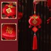 Red New Year Hanging Ornaments Traditional Spring Festival Tassel Pendant  Party