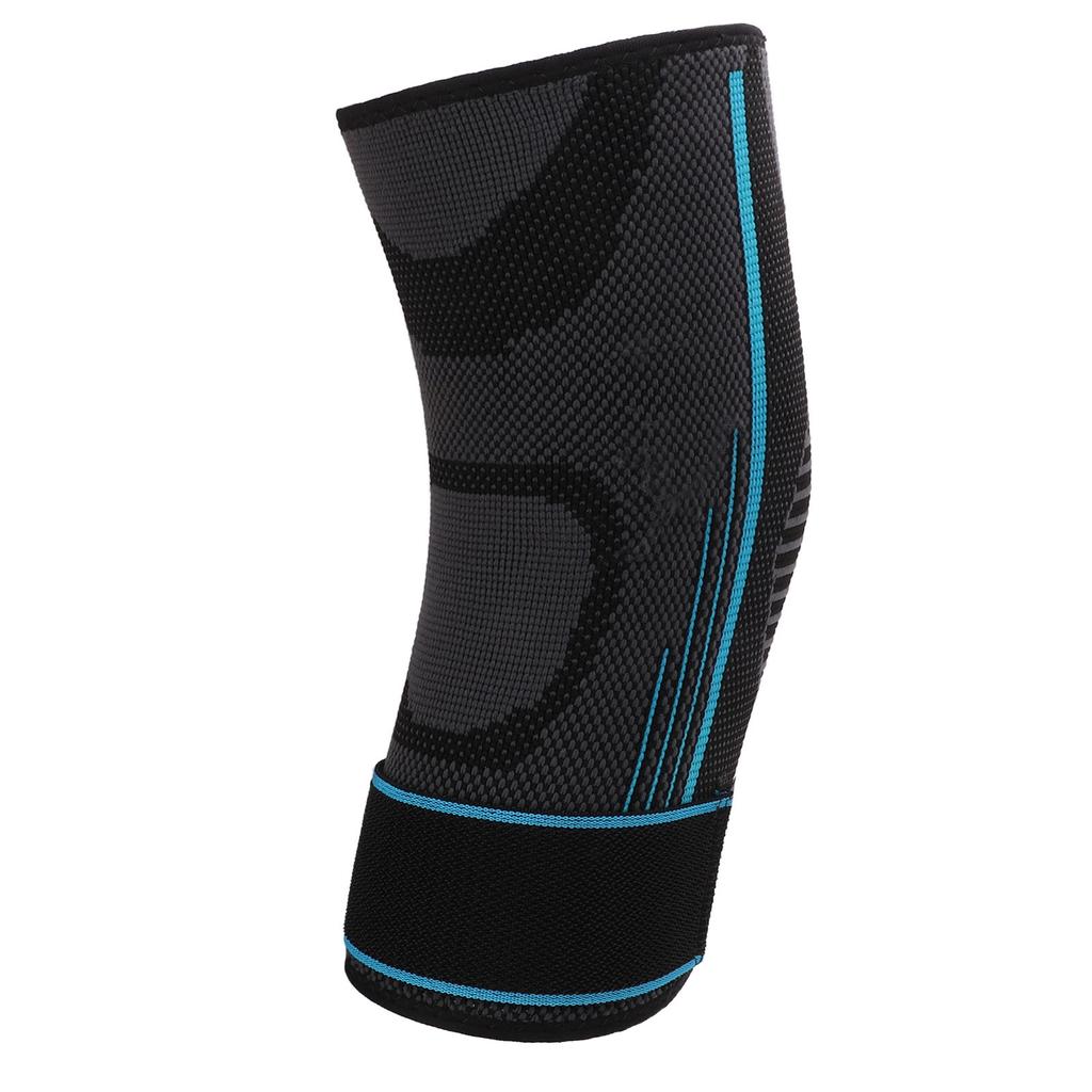Sports Elbow Brace Adjustable Breathable Comfortable Protective Elbow Support for Men Blue L