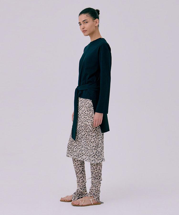 Bundercammer Floral Skirt_Beige