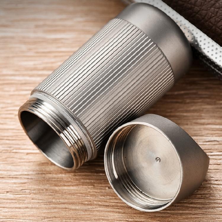 Metalllegierung Pillendose Wasserdichte Medikamentenbox Hülle Outdoor Behälter Flaschen Kleine Reise-Medikamentenflaschen