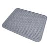 1 Pcs Large Silicone Placemat Dish Drying Mat & 1 Set Microfiber Duster,Duster Cleaning Kit With Extension Pole