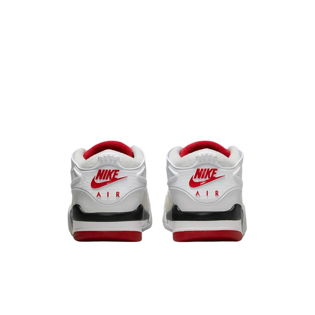 Air Jordan 4 RM GS White Varsity Red Black Kids Sneakers FQ7938-102