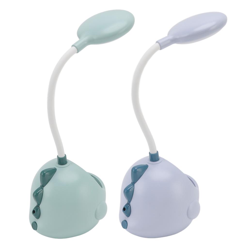 Small Desk Light with Pen Holder Comfortable Decorative Practical No Noise LED USB Small Table Lamp