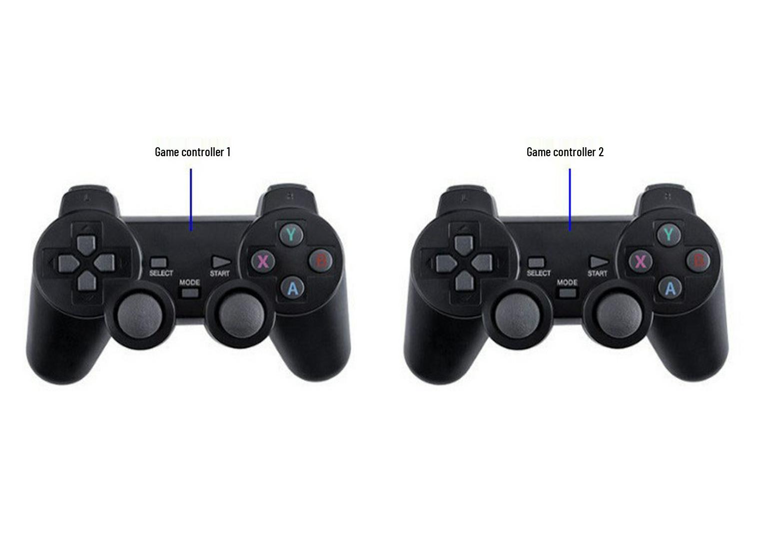 Беспроводная HD ретро аркадная консоль M8 с контроллером PS1