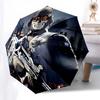 Skull Mask, Tactical Gear Automatic Opening and Closing, 8 rib Structure Portable Umbrella, Suitable for Men and Women in All Seasons  Perfe