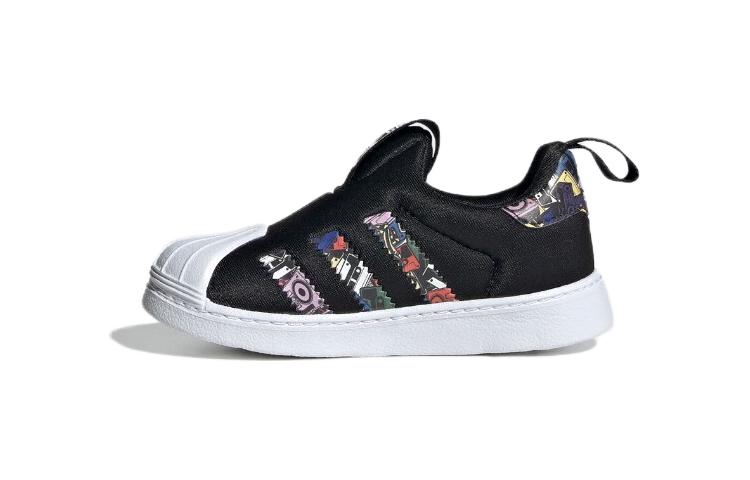 

Adidas Originals SUPERSTAR 360 Low top Toddler Shoes Black White Infant And Toddler IG9895 26