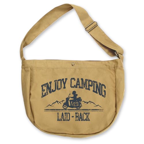 

[Official] 2D COSPA Laid-Back Camp SEASON 3 Bike Silhouette Shima Rin Newspaper Bag SAND KHAKI