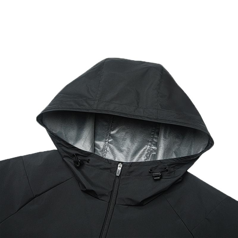 FILA Fitness Waterproof Breathable Minimalist Classic Sports Casual Outdoor Comfortable Loose Hooded Woven Jacket Men jackets A51M631701FBK