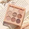 MACQUEEN NEWYORK 1001 Tone On Tone Eyeshadow Palette Nude Mood Nude Beige Makeup Palette Eyeshadow Eyeshadow Palette Korean Cosmetics (PRO9 Color)