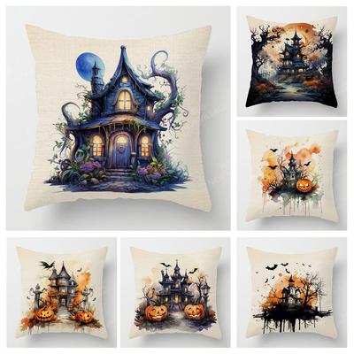 Decorative Cushion Home Living Room Decor Throw Pillow Cover 40*40 40x40cm 60x60cm 45x45cm 50x50cm Pillowcase Halloween Autumn