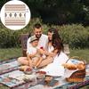 Carrying Handle Waterproof Picnic Blanket Large Size Camping Pad Beach Blanket  Barbecues