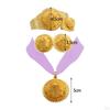 4 Pieces Dubai Jewelry Set, Necklace Earrings Ring Bracelet African Ladies Luxurious for Wedding