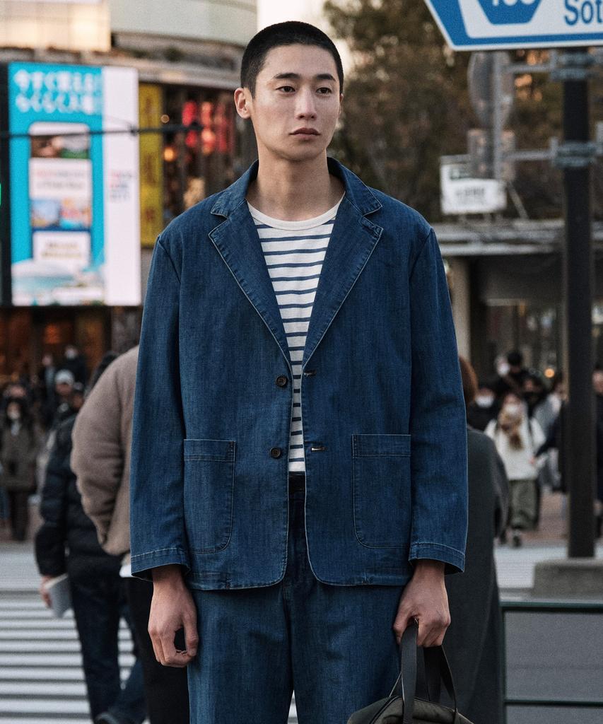 Stco Diems Natural Denim Setup Jacket Blue (Oversized)_Ddjwa01Osl