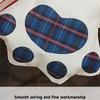 Pet Stockings Christmas Paw Print Christmas Stuffers Sock Holiday Treats Holder For Kids Girls Boys Toddler Mantle Classroom