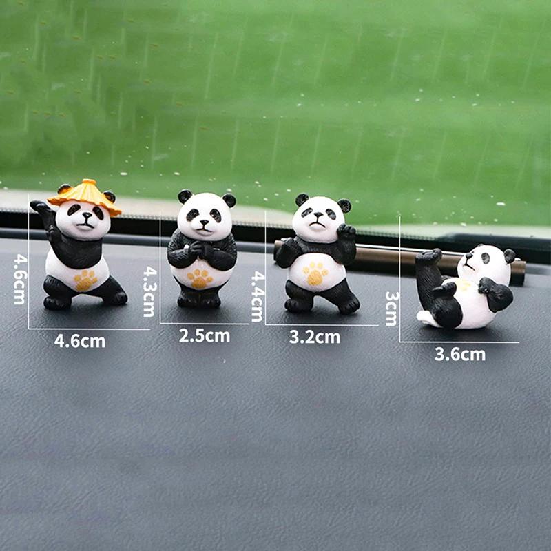 

Маленькие украшения в виде панды 4 шт./набор - Декор центральной консоли автомобиля, Украшение интерьера, Автомобильные украшения, Украшения для интерьера, Декор автомобиля