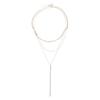 Fashionable Crystal Chain Long Necklace Classy Crystal Chain Choker Necklace Elegant Wedding Neckchain Jewelry for Women