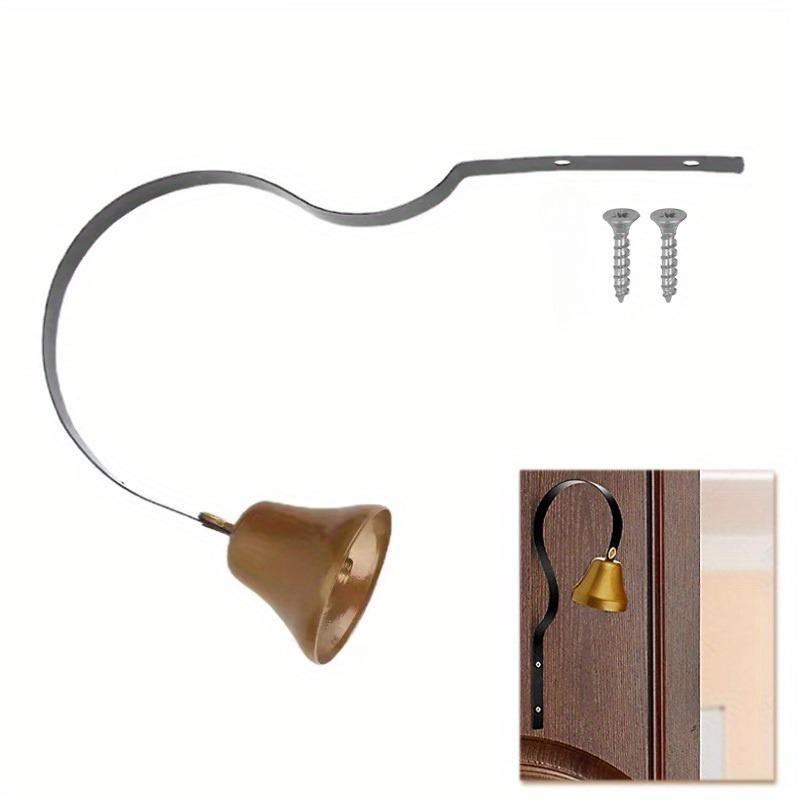 Традиционный ретро дверной звонок металлический звонок для питомца собаки креативный тренировочный дверной звонок винтажный дверной звонок настенный декор для дома магазина чёрный