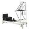 VEVOR Pilates Reformer with Tower 2.4m Pilates Machine 181kg Aluminum Alloy, for Home Use and Gym Workout, with Jump Board, Springs, Sitting Box