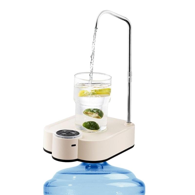 Desktop Drinking Water Dispenser Pump Rechargeable Electric Desktop Water Pump for Home, Office, Outdoor Easy To Use