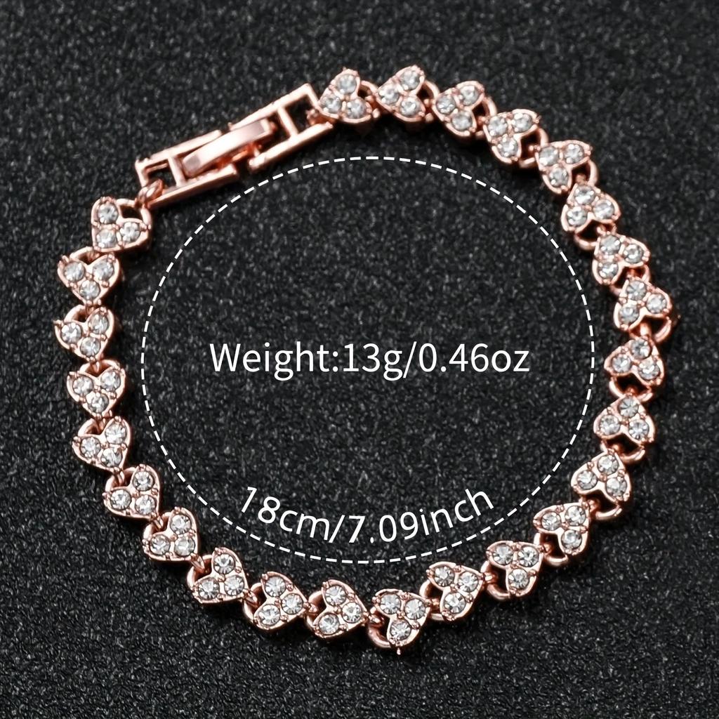 Damen Elegantes Temperament Uhrenset Luxuriös Glänzend Exquisites Armband mit Schlichter Lässiger Quarzuhr Bestes Geschenk für Mädchen