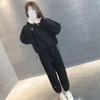 Women's Influencer Casual Sport Set - 2025 Spring/Autumn Fashion, Loose Fit, Running/Fitness Long Sleeve Two-Piece