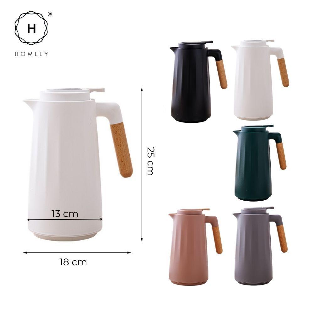 Homlly Cole Thermal Insulated Carafe Flask (1L)