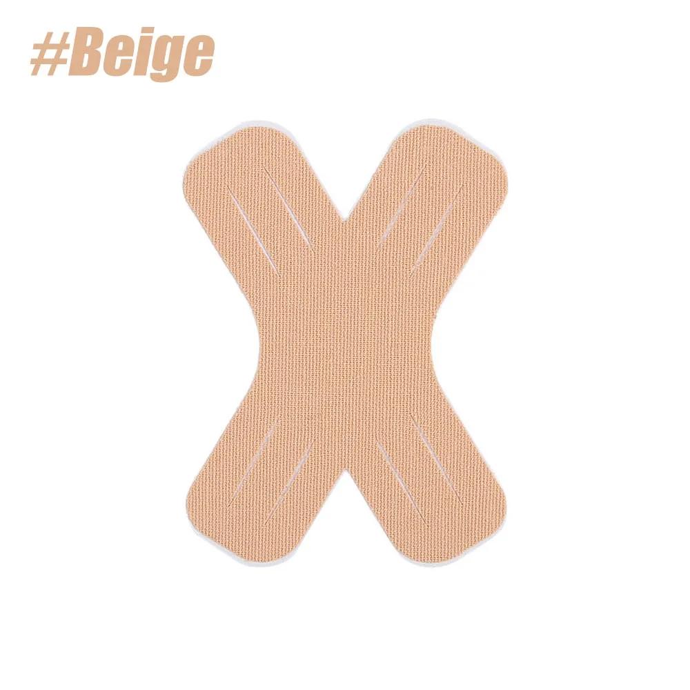 10 Pcs Kinesiology Tape Elastic Sports Tape Muscle Support Therapy Recovery Adhesive X Type For Knees Joint Pain Relief