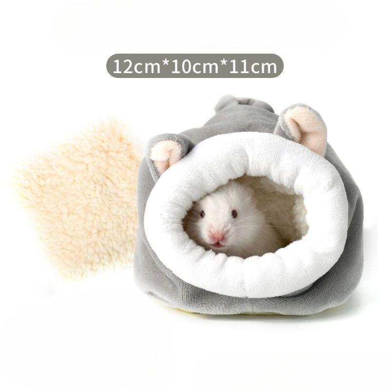 

1pc Small Pet Nest Hamster Golden Bear Sugar Glider Warm Cotton Nest Winter Sleeping Shelter House All Season Universal S