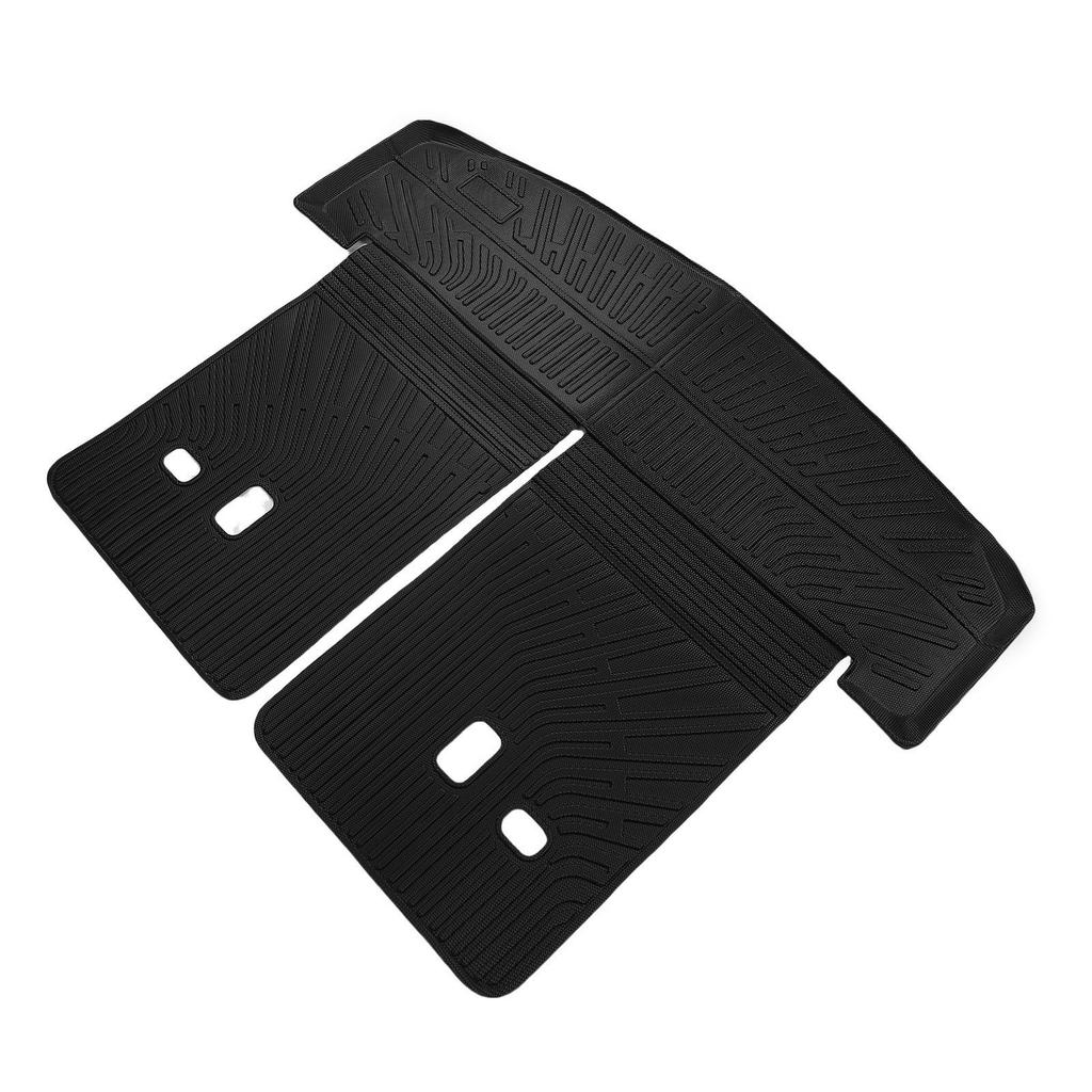 Cargo Mat with Back Seat Cover Anti Slip TPE All Weather Trunk Liner Seat Back Protector Replacement for Santa Fe 2024