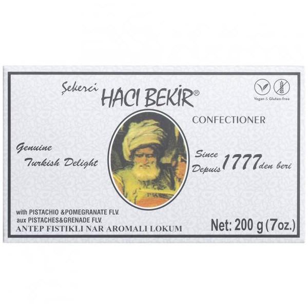 

Hacibekir Turkish Delights - Turkish Delight With Pomegranate & Pistachio 200 Gr.