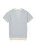 Clove [25Ss Clove] Stripe Knit Cover Up (Sky Blue)