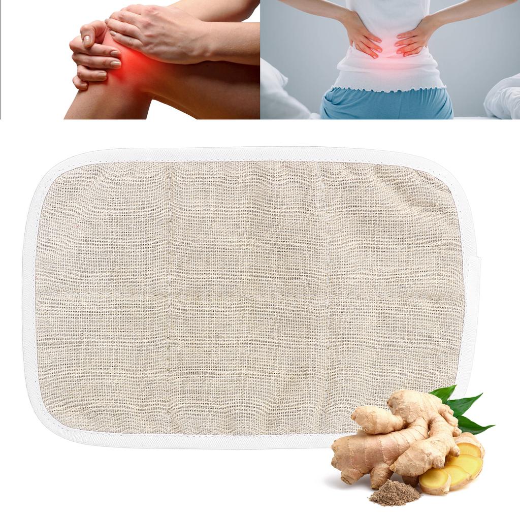 Ginger Bag Pack Breathable Cotton and Linen Hot Compress Ginger Therapy Pad for Waist and Knee Protectors