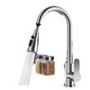 TLXT Stainless Steel Wall-Mounted Pull-Out Kitchen Faucet