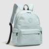 Outdoor Nylon Backpack Women Solid Color Backpack Student Schoolbag
