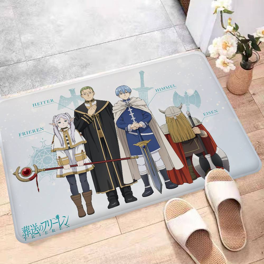 

Аниме Фрирен Коврик для входной двери Скандинавский стиль Спальня Гостиная Придверный коврик Дом Балкон Противоскользящий Современный домашний декор 40x60 cm