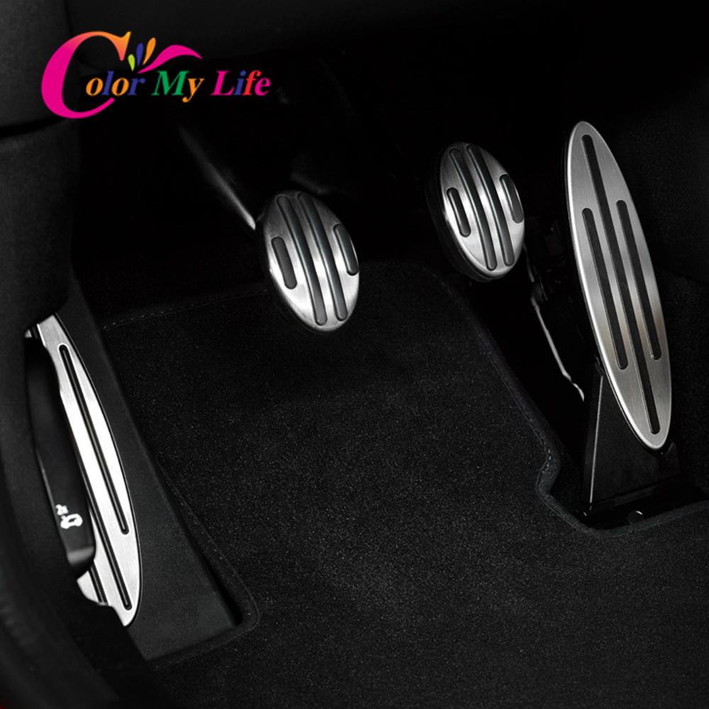 Car Pedals for BMW Mini Cooper JCW S R55 R56 R60 R61 F54 F55 F56 F60 Auto Footrest Gas Brake Clutch Pedal Cover