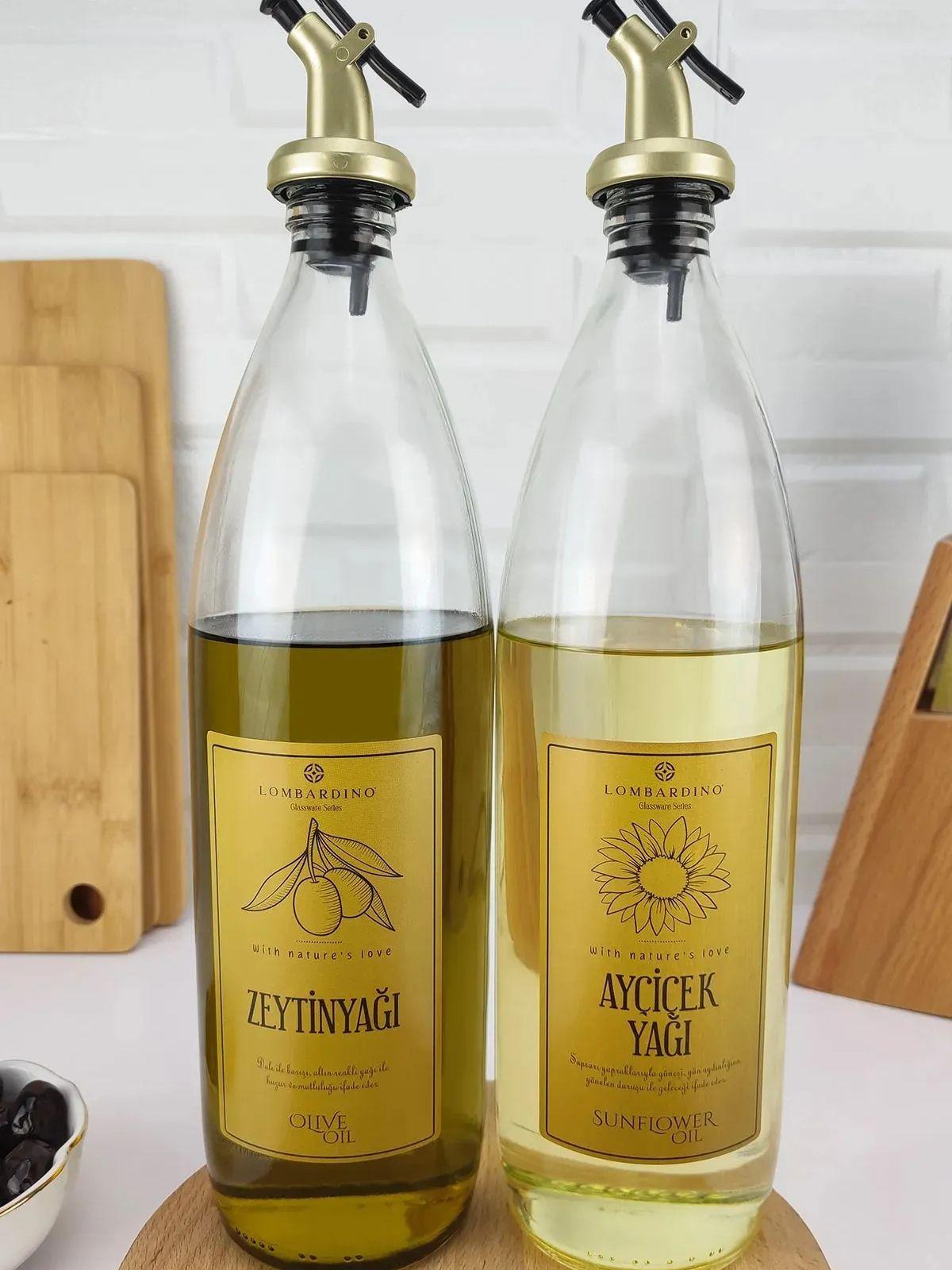 

Бутылка для оливкового масла, 2 шт., Золотая этикетка, Золотая пробка, Горшок для масла, 1000 мл
