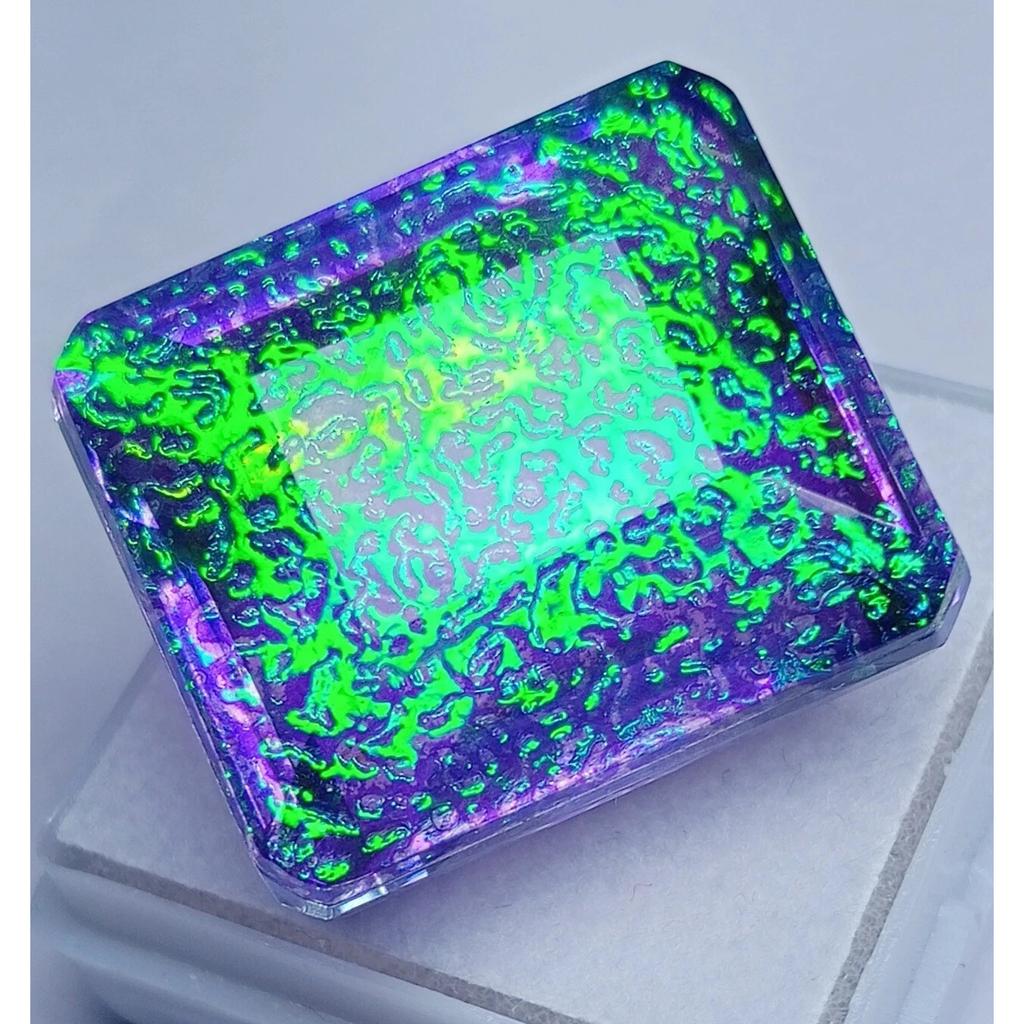 Emerald Natural Monarch Fire Opal Doublet 55+ Ct Fabulous Certified Gemstone