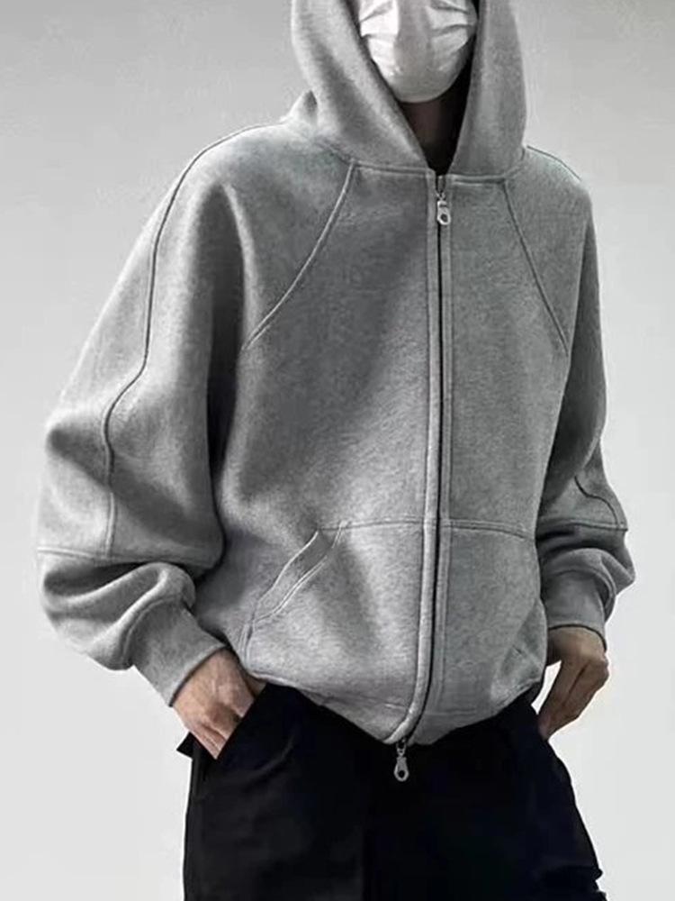 2024 A/W Unisex 500g Cleanfit Cardigan Sweater Hoodie Jacket