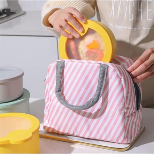TAKEY Round Bento Box, Large Capacity (600ml/1000ml), Plastic, with Leak-Proof Lid, Refrigerator-Safe, Storage Case, Microwave-Safe, Unisex, Fashionab