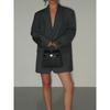 Spring Autumn Clothing Outer Wear Fashion Women Suit Jacket Casual Coat Office Lady Blazer Wide Shoulder Female